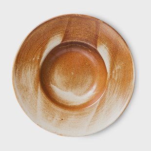 HKliving Home Chef pastabord Ø28,5 cm Rustic cream-brown