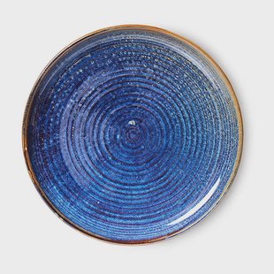 HKliving Home Chef dinerbord Ø26 cm Rustic blue