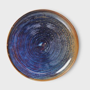 HKliving Home Chef side plate bordje Ø20 cm Rustic blue