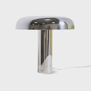 HKliving HK Living mushroom tafellamp Chrome