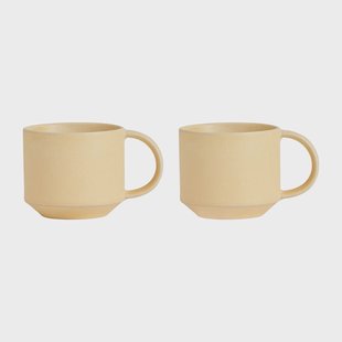 OYOY Yuka kop 2-pack Butter