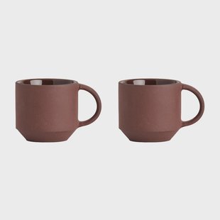 OYOY Yuka espressokopje 2-pack Dark (brun)