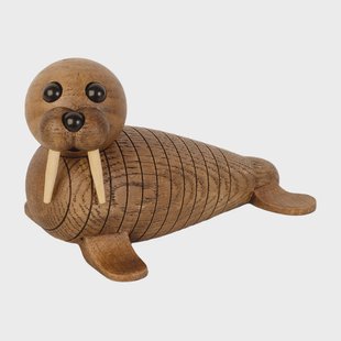 Spring Copenhagen Wally decoratie walrus Eikenhout