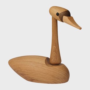 Spring Copenhagen The Swan decoratie zwaan Eikenhout