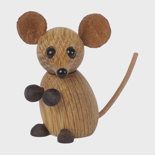 Spring Copenhagen The city mouse decoratie muis Eikenhout