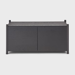 Gejst Sceene bookcase G Zwartgebeitst eikenhout