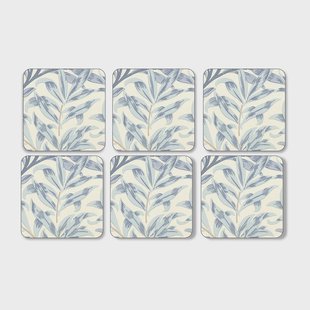 Pimpernel Willow Bough glasonderzetter 6-pack Blue