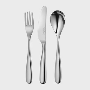 Robert Welch Stanton Bright kinderbestek 3-delig Roestvrij staal