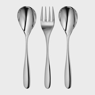 Robert Welch Stanton Bright serveerbestek 3-delig Roestvrij staal