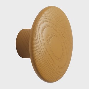 Muuto Dots wood haak burnt orange Ø9 cm