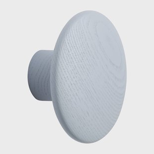 Muuto Dots wood haak light blue Ø9 cm
