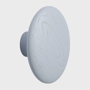 Muuto Dots wood haak light blue Ø13 cm