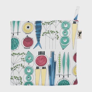 Almedahls Picknick pannenlap 23x23 cm klein patroon Multi