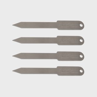 Kockums Jernverk Kockums hamburgerprikker 4-pack Roestvrij staal