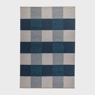 Kateha Night and Day handgeweven tapijt 170x240 cm Blue 200x300 cm