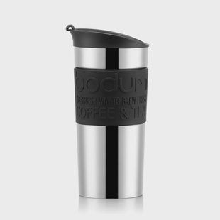 Bodum Bodum travel mug 35 cl roestvrij staal Black