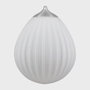 Umage Around The World lampenkap hanglamp wit Geborsteld staal