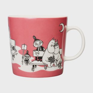 Moomin Arabia Roze Moomin-mok speciaal 40 cl
