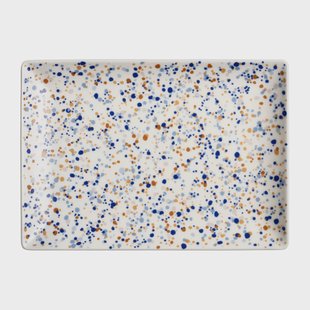 Iittala Oiva Toikka Helle A4 bord 21x29 cm Blauw-bruin