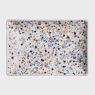 Iittala Oiva Toikka Helle A5 bord 15x21 cm Blauw-bruin