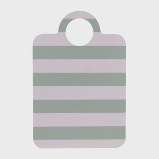 Muurla Checks & Stripes dienblad 21x31 cm Mint-blauw