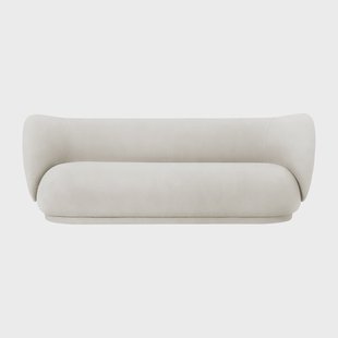 Ferm Living Rico bank 3-zits Brushed offwhite