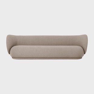 Ferm Living Rico bank bouclé 4-zits Bouclé sand Ferm Living Rico bank bouclé 4-zits Bouclé sand