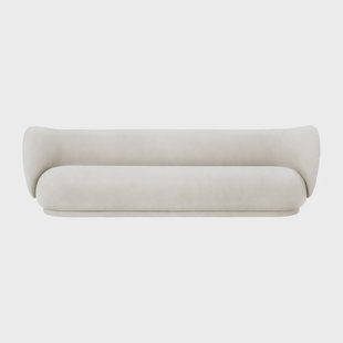 Ferm Living Rico bank 4-zits Brushed offwhite