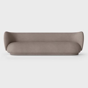 Ferm Living Rico bank 4-zits Brushed warm grey