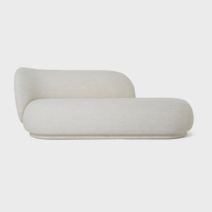 Ferm Living Rico divan chaise longue bouclé links Offwhite