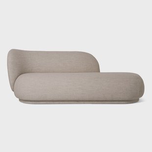 Ferm Living Rico divan chaise longue bouclé links Sand