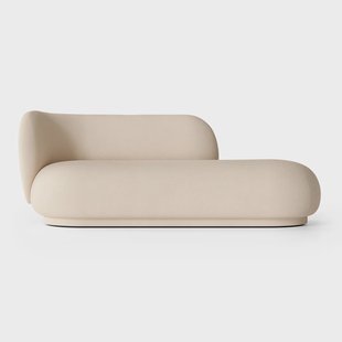 Ferm Living Rico divan chaise longue links Brushed offwhite