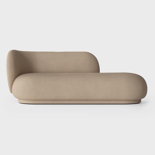 Ferm Living Rico divan chaise longue links Brushed sand