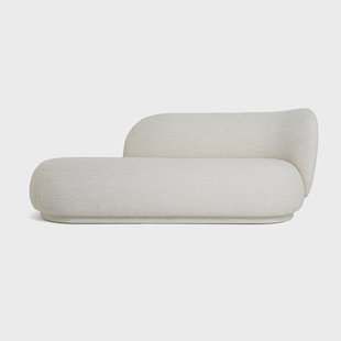 Ferm Living Rico divan chaise longue bouclé rechts Offwhite