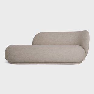Ferm Living Rico divan bouclé rechts Bouclé sand Ferm Living Rico divan bouclé rechts Bouclé sand