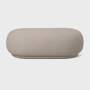 Ferm Living Rico ottoman Bouclé sand Ferm Living Rico ottoman Bouclé sand