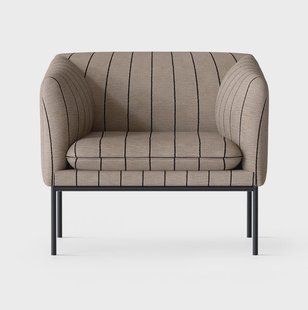 Ferm Living Turn fauteuil Pasadena (gestreept)
