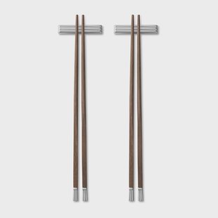Georg Jensen Bernadotte eetstokjes 2-pack Manilkara