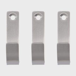 Meraki Thapsus haak 3-pack Geborsteld staal