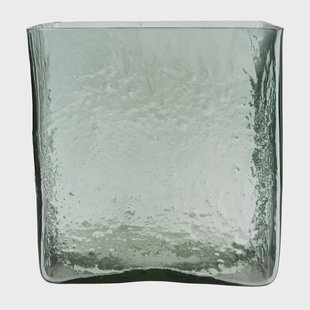 House Doctor Square vaas 18x18 cm Lichtblauw