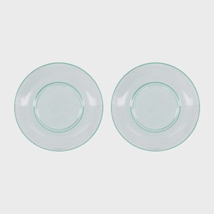 House Doctor Rain bordje Ø21 cm 2-pack Transparant