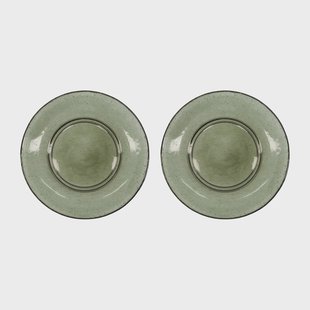 House Doctor Rain bordje Ø21 cm 2-pack Groen