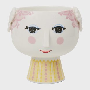 Bjørn Wiinblad Eva pot op voet Ø 15,5 cm Roze