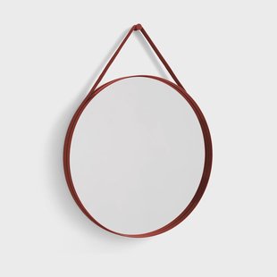 HAY Strap Mirror spiegel Ø70 cm Red