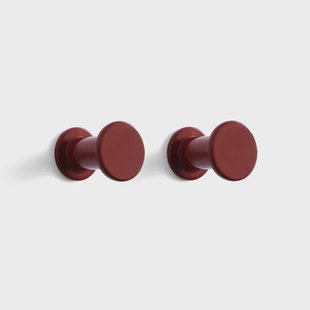 HAY Bolt haak 2-pack Ø2,8 cm Red