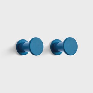 HAY Bolt haak 2-pack Ø2,8 cm Blue