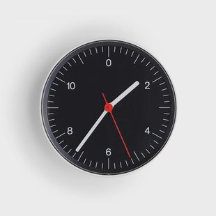 HAY Wall Clock wandklok Ø26,5 cm Black