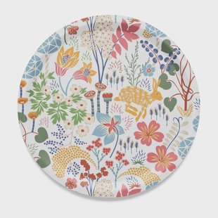 Arvidssons Textil Lyckeflykt dienblad Ø31 cm Multi