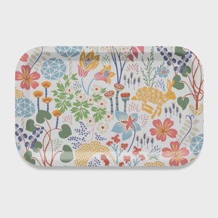 Arvidssons Textil Lyckeflykt dienblad 21x33 cm Multi