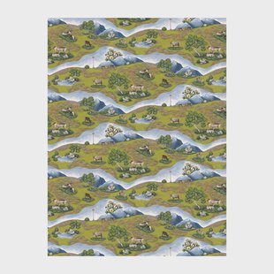 Arvidssons Textil Renvandring stof Groen